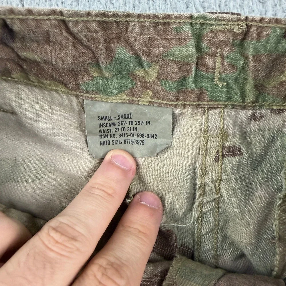 US Army Pants Mens Small Short OCP Camouflage FR Cargo Multicam Combat Uniform